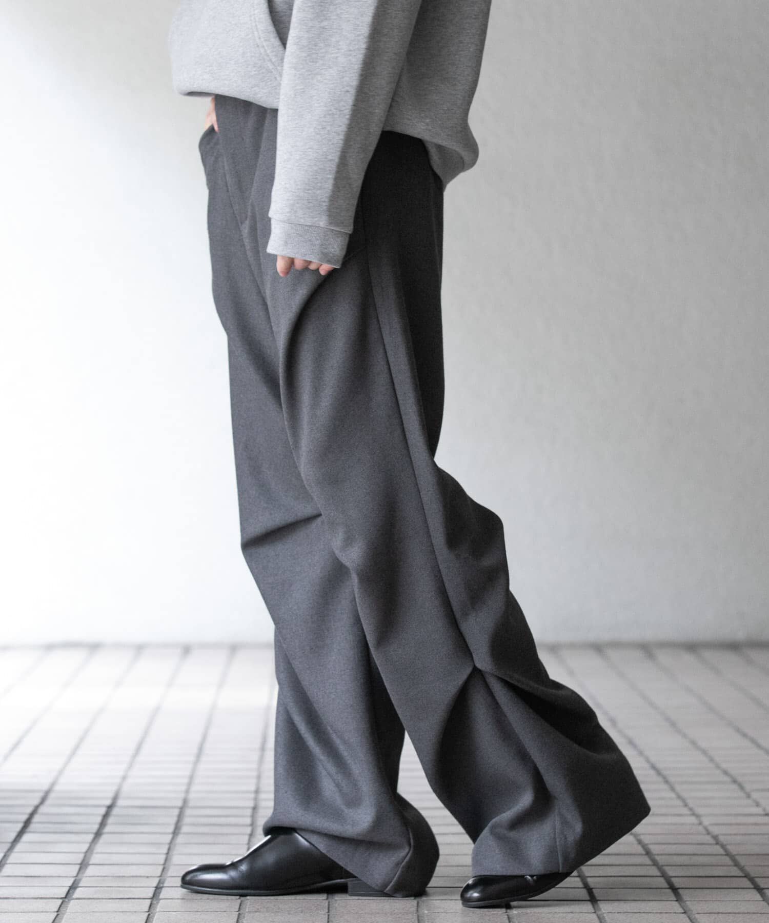 SENSE OF PLACE by URBAN RESEARCH「ウールライクランダムタックパンツ」|その他|