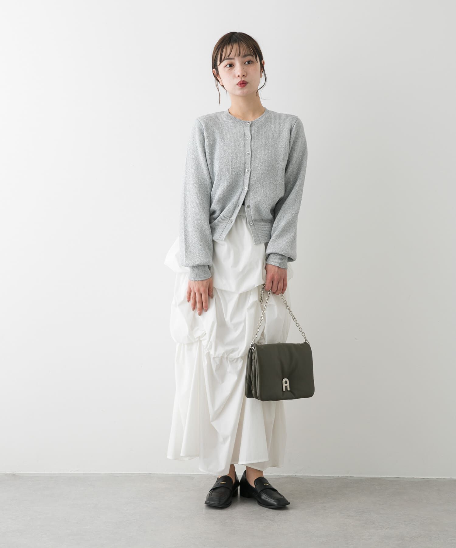 SENSE OF PLACE by URBAN RESEARCH「『洗濯可』グリッターカーディガン」|カーディガン|