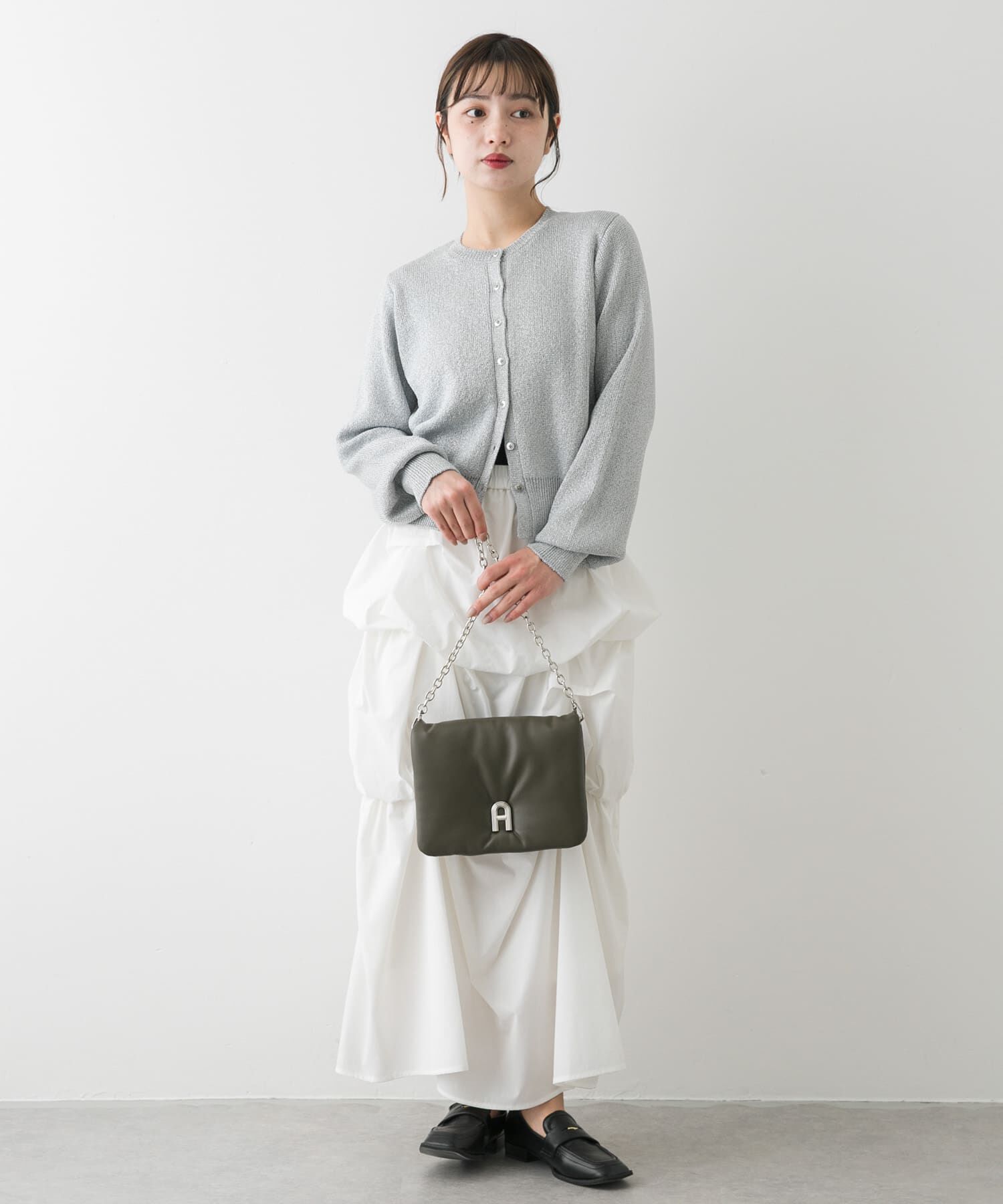 SENSE OF PLACE by URBAN RESEARCH「『洗濯可』グリッターカーディガン」|カーディガン|