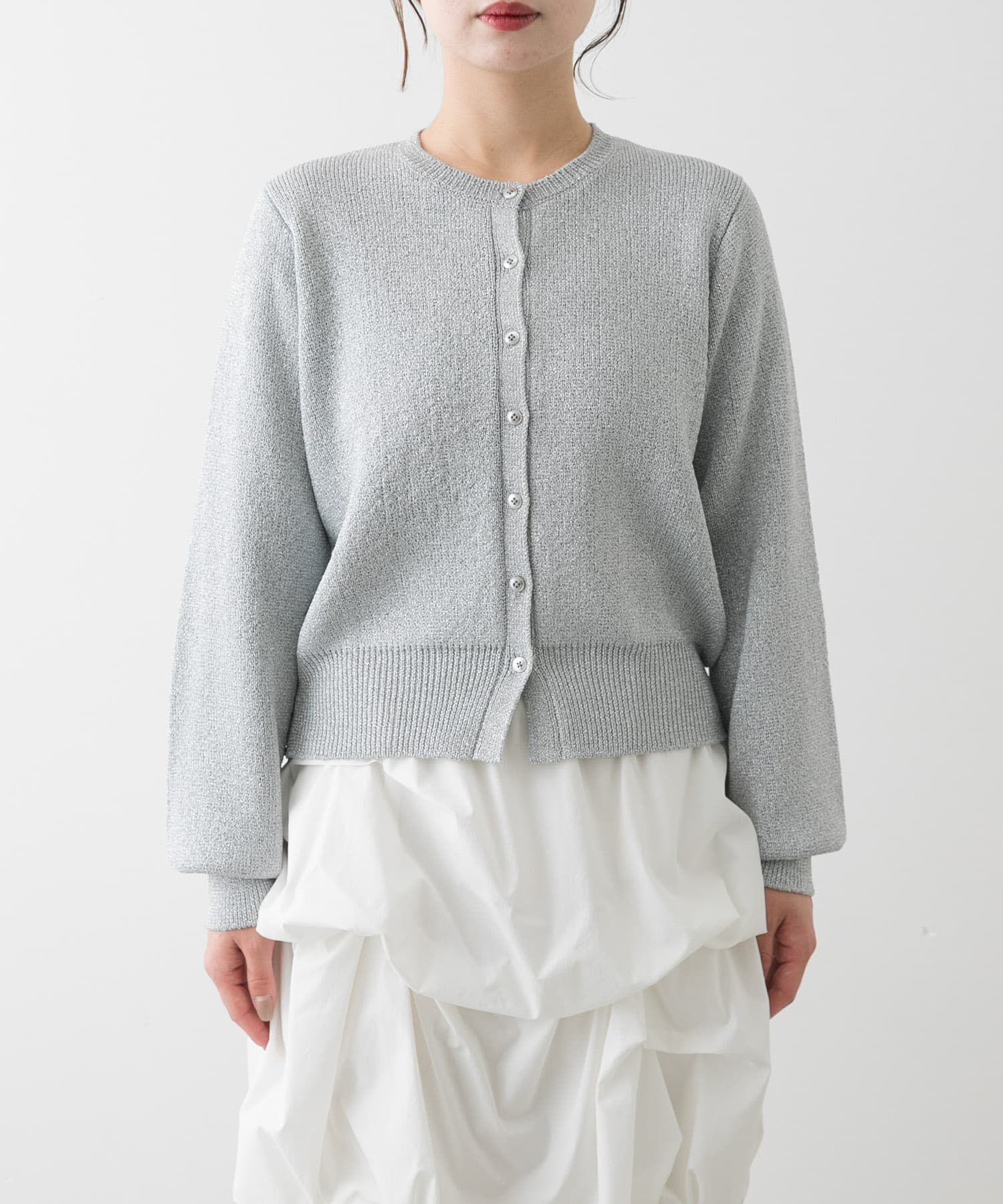 SENSE OF PLACE by URBAN RESEARCH「『洗濯可』グリッターカーディガン」|カーディガン|