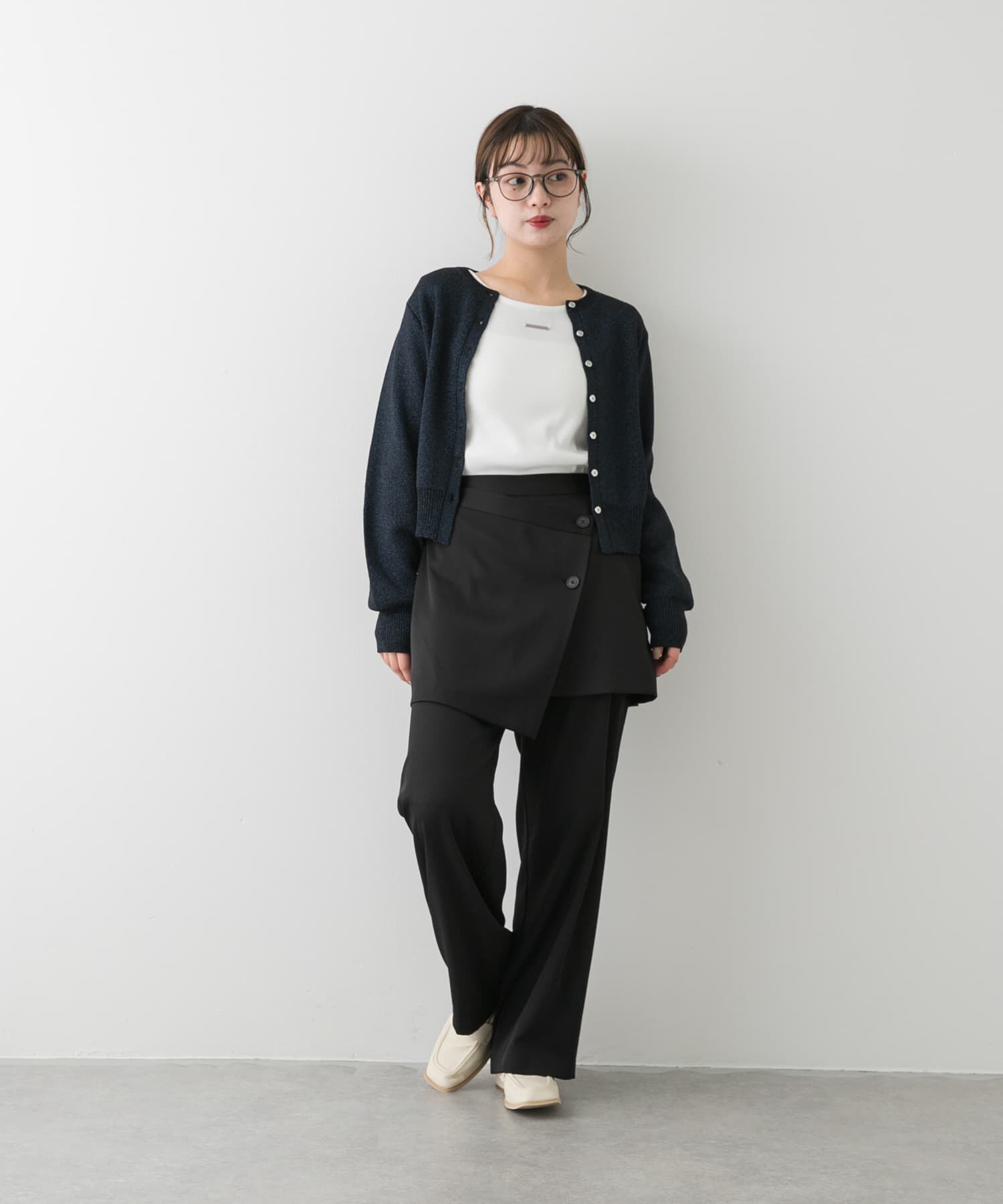 SENSE OF PLACE by URBAN RESEARCH「『洗濯可』グリッターカーディガン」|カーディガン|