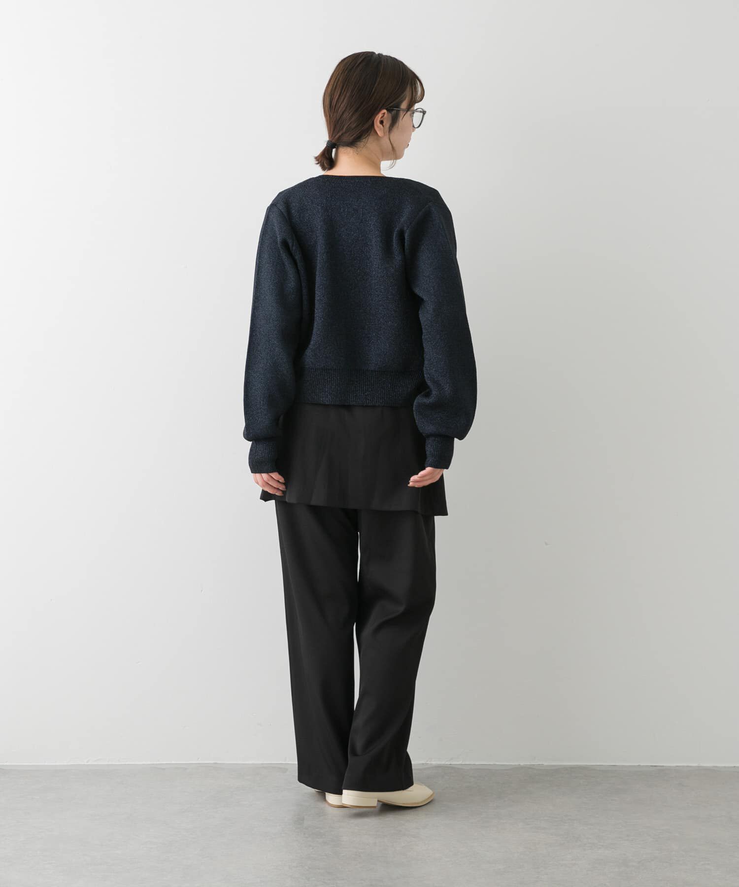 SENSE OF PLACE by URBAN RESEARCH「『洗濯可』グリッターカーディガン」|カーディガン|