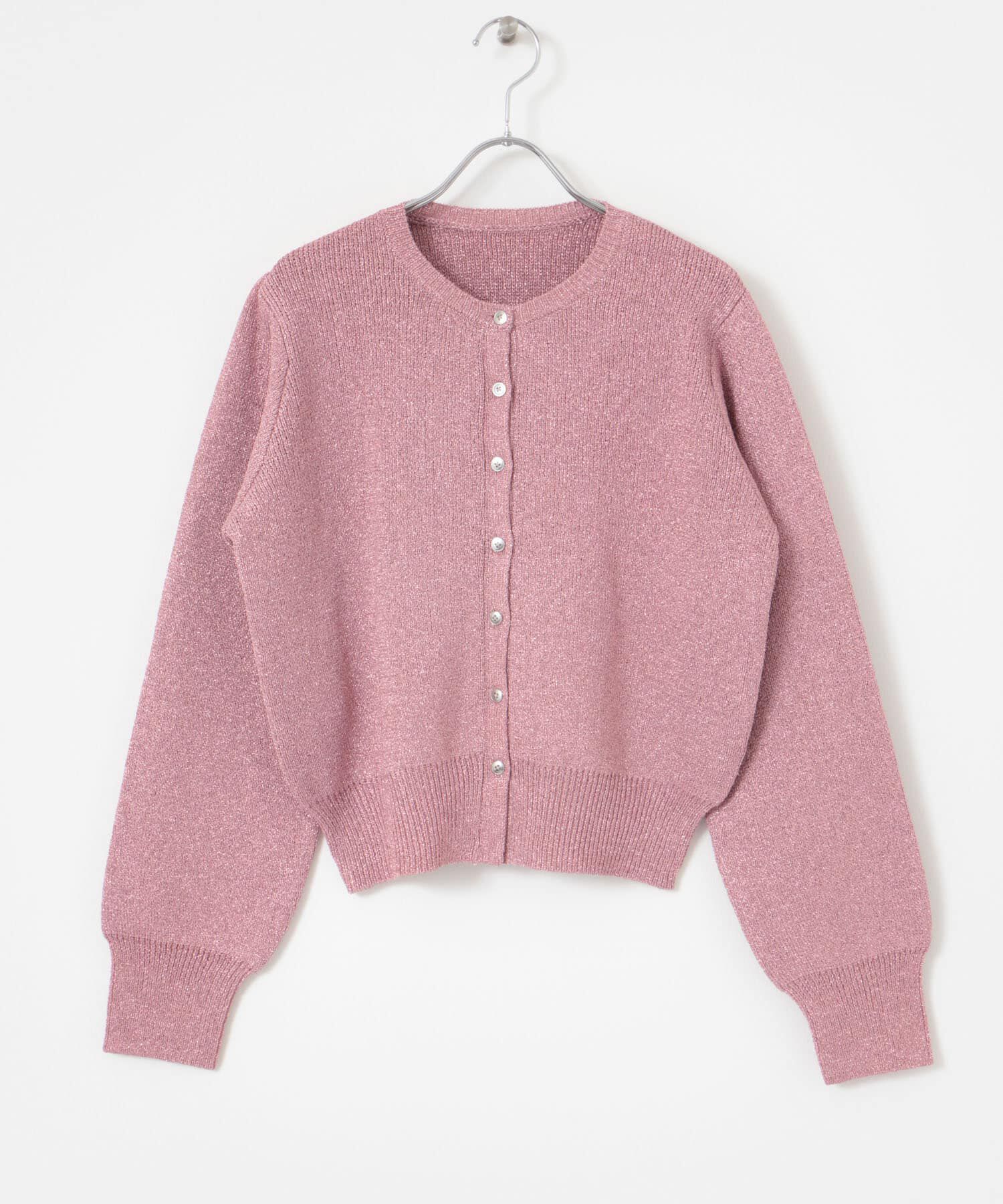 SENSE OF PLACE by URBAN RESEARCH「『洗濯可』グリッターカーディガン」|カーディガン|