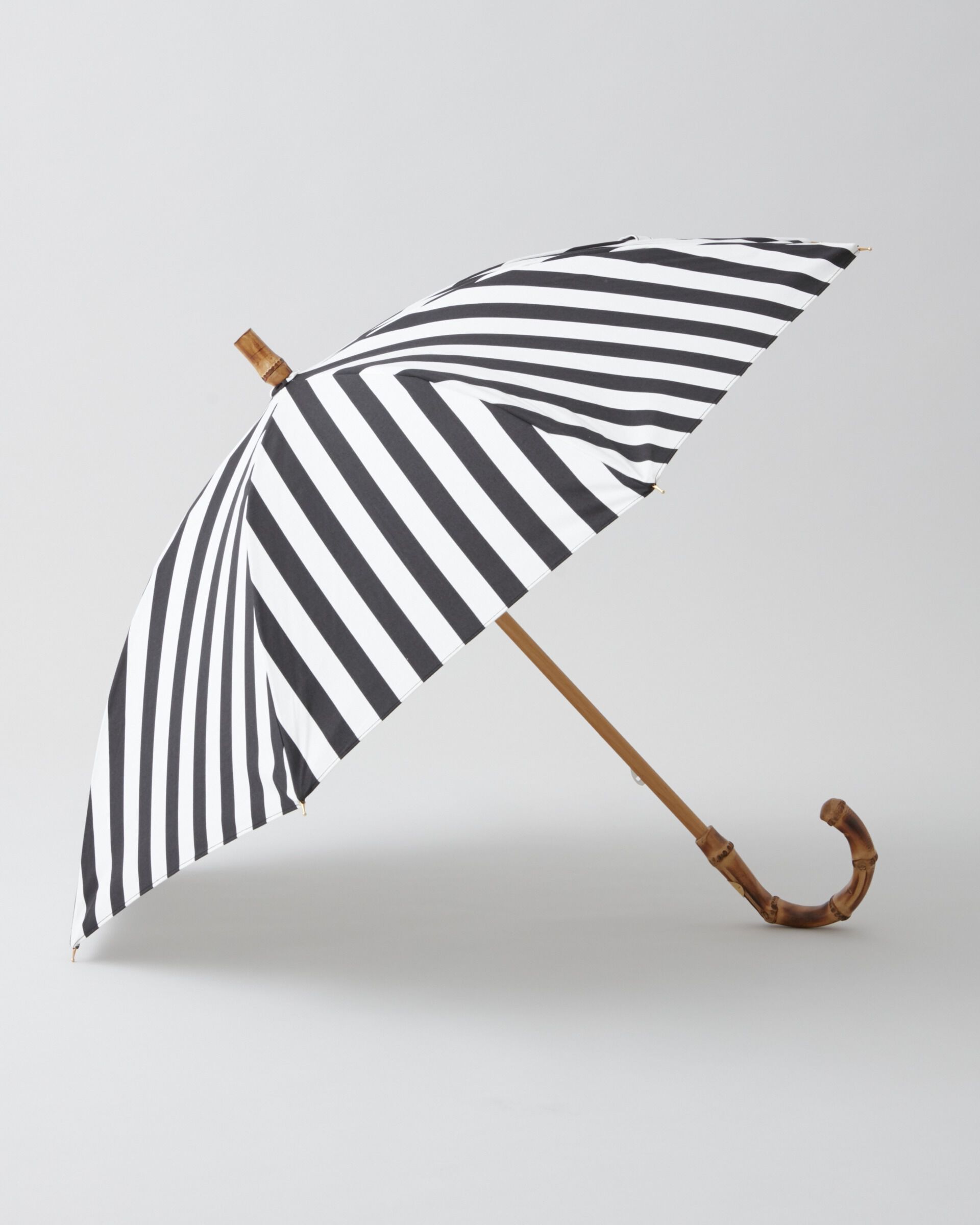 Traditional Weatherwear「UMBRELLA BAMBOO」|傘|ﾌﾞﾗｯｸ&times;ﾎﾜｲﾄ