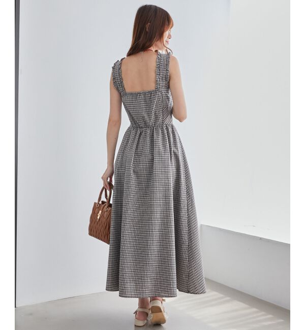 MAJESTICLEGON「2wayリボンチェックワンピース」|ワンピース|