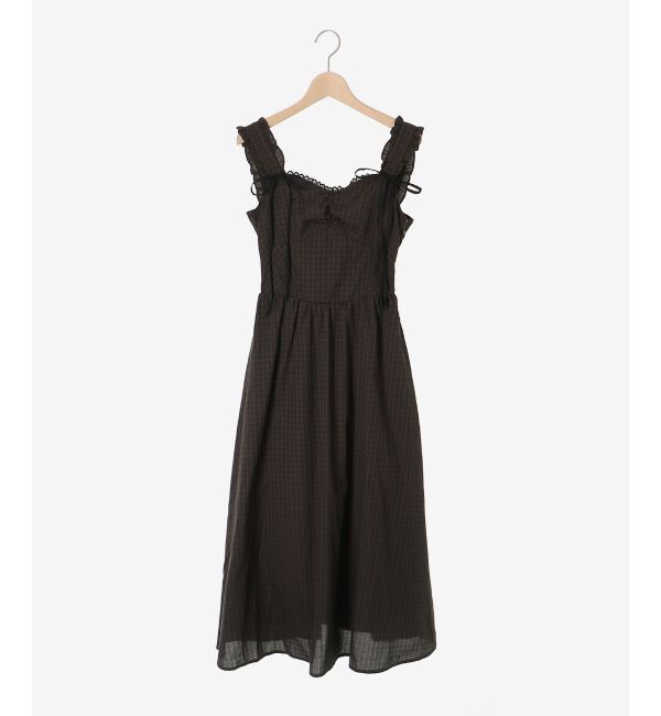 MAJESTICLEGON「2wayリボンチェックワンピース」|ワンピース|