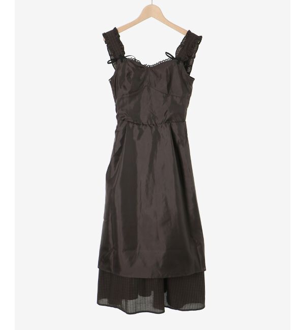 MAJESTICLEGON「2wayリボンチェックワンピース」|ワンピース|