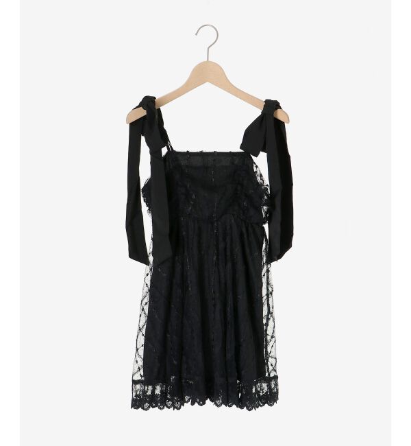  「裾レースドロストビスチェ」|キャミソール|