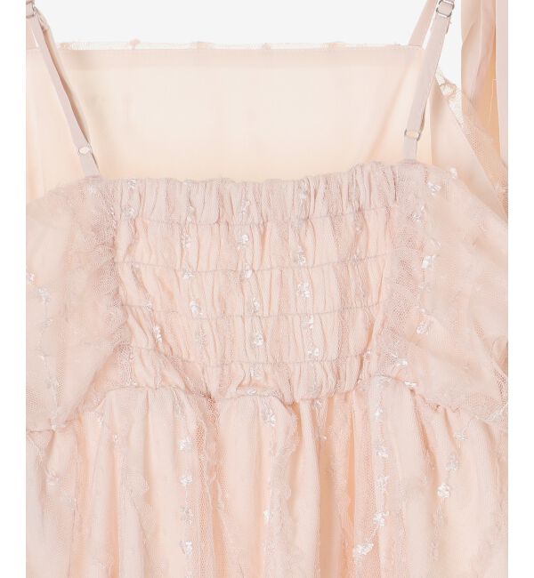  「裾レースドロストビスチェ」|キャミソール|