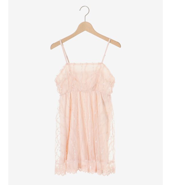  「裾レースドロストビスチェ」|キャミソール|