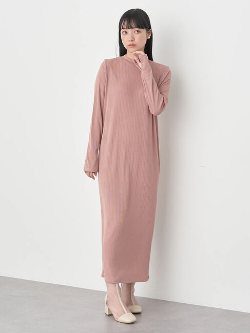 earth music&ecology「SET2点リブワンピース+チュールビスチェ」|ワンピース|