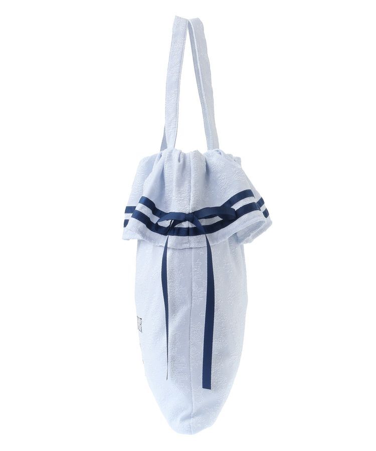 Maison de FLEUR「ラインリボンジャカードトートバッグ」|トートバッグ|