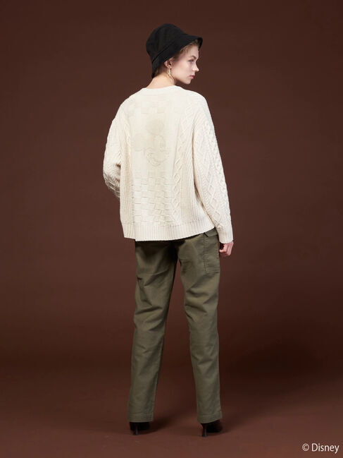  「ケーブルニットカーディガン/Mickey」|カーディガン|