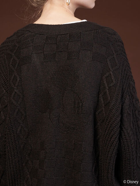  「ケーブルニットカーディガン/Mickey」|カーディガン|