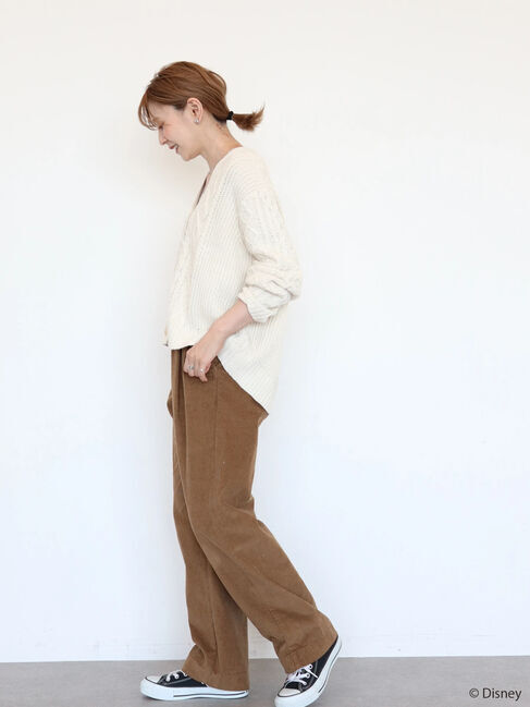  「ケーブルニットカーディガン/Mickey」|カーディガン|