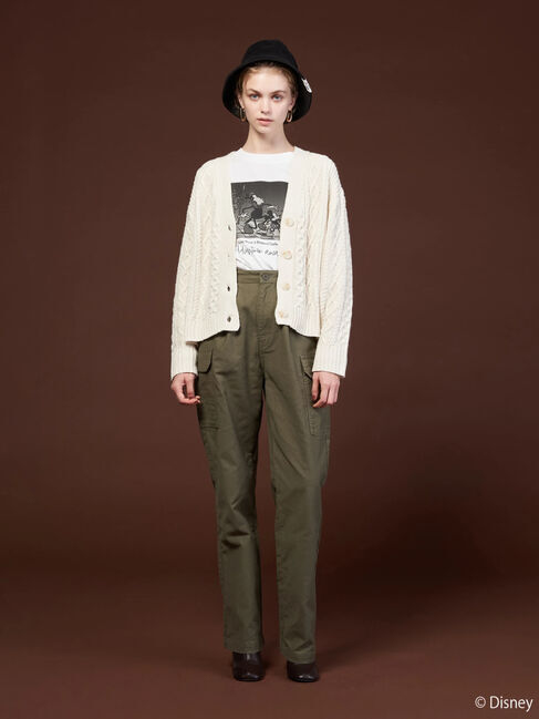  「ケーブルニットカーディガン/Mickey」|カーディガン|