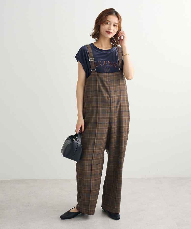 Green Parks「ベロアロゴフレンチスリーブチュニック」|チュニック|