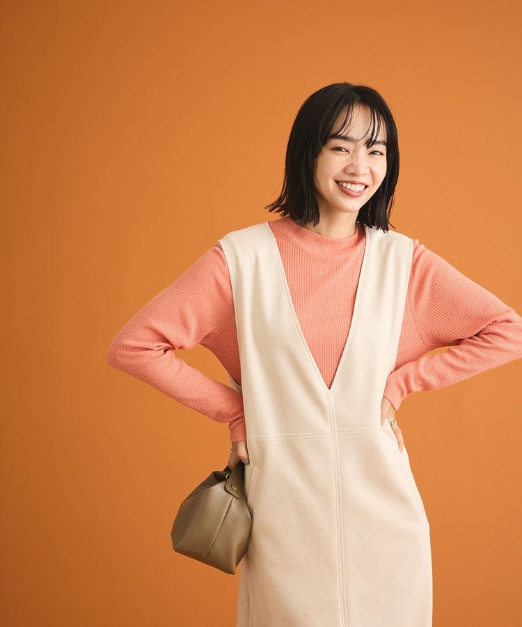 Green Parks「in ラメリブハイネックプルオーバー」|Tシャツ・カットソー|