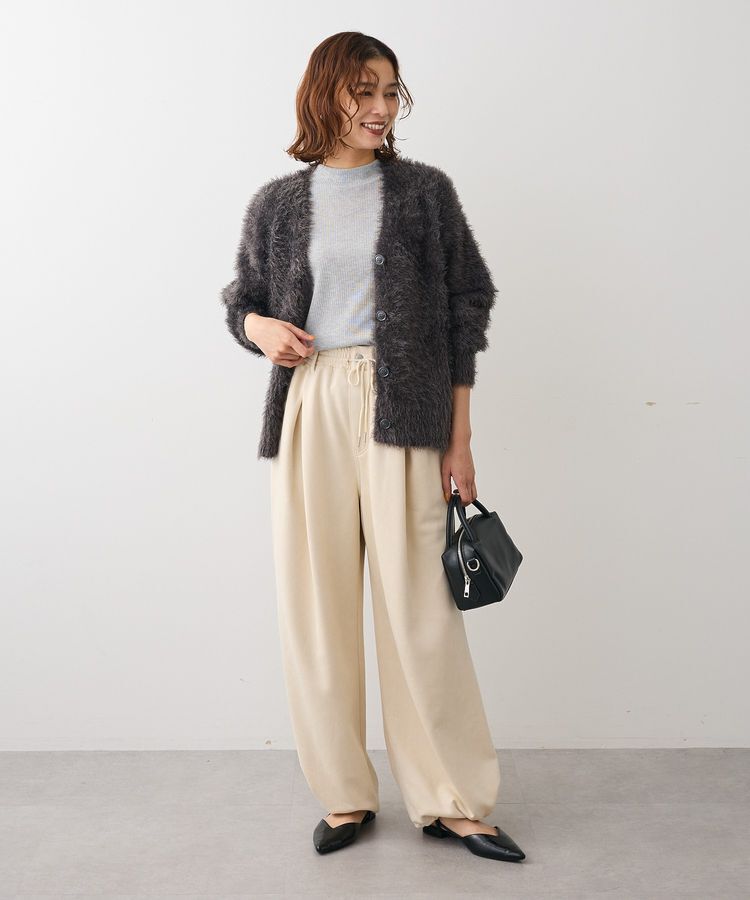 Green Parks「in ラメリブハイネックプルオーバー」|Tシャツ・カットソー|