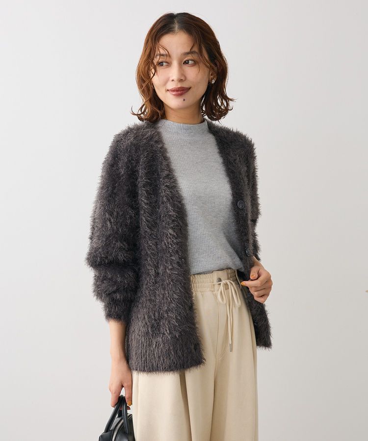 Green Parks「in ラメリブハイネックプルオーバー」|Tシャツ・カットソー|