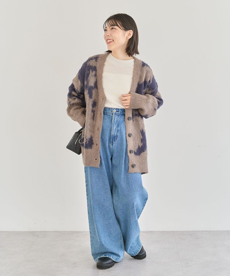 Green Parks「in ラメリブハイネックプルオーバー」|Tシャツ・カットソー|