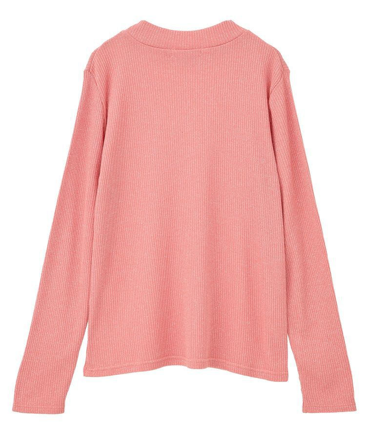 Green Parks「in ラメリブハイネックプルオーバー」|Tシャツ・カットソー|