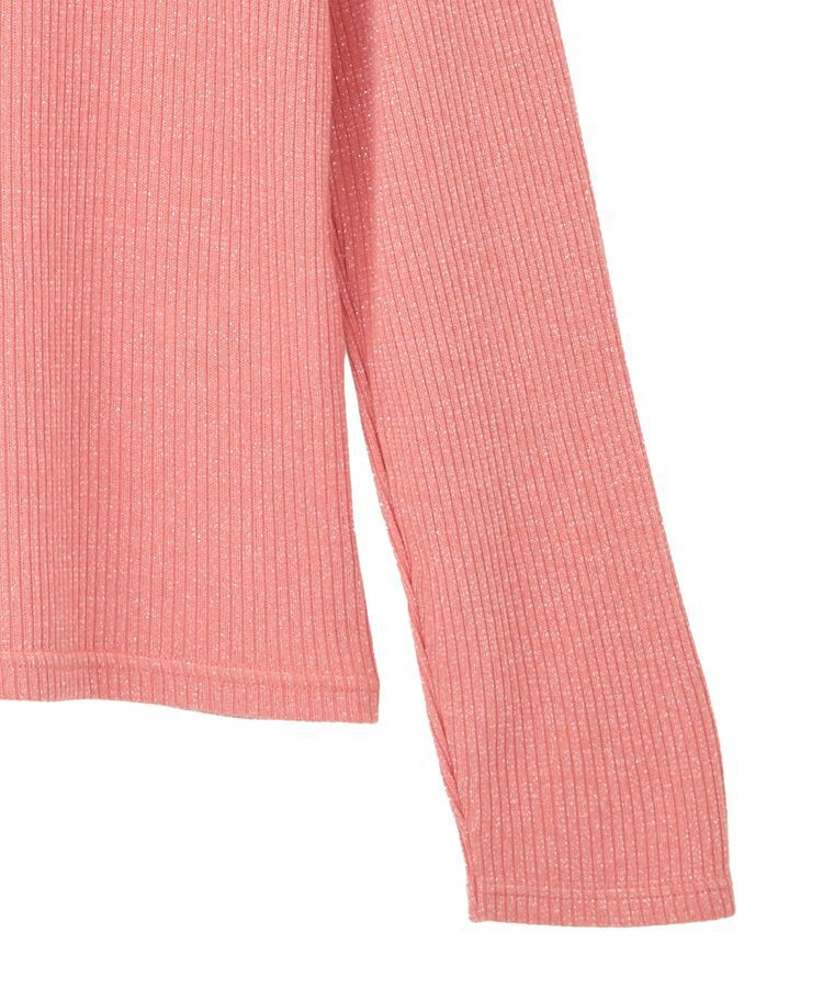 Green Parks「in ラメリブハイネックプルオーバー」|Tシャツ・カットソー|