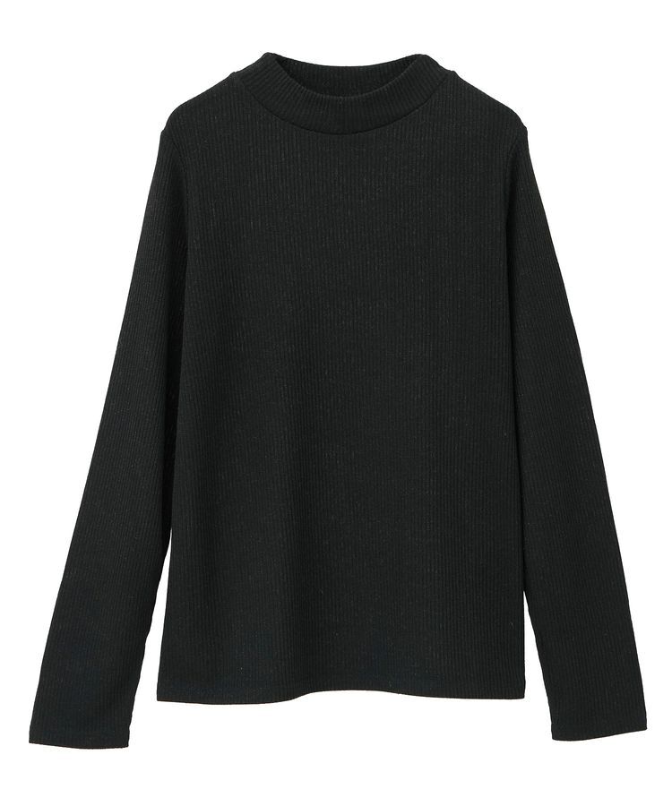 Green Parks「in ラメリブハイネックプルオーバー」|Tシャツ・カットソー|