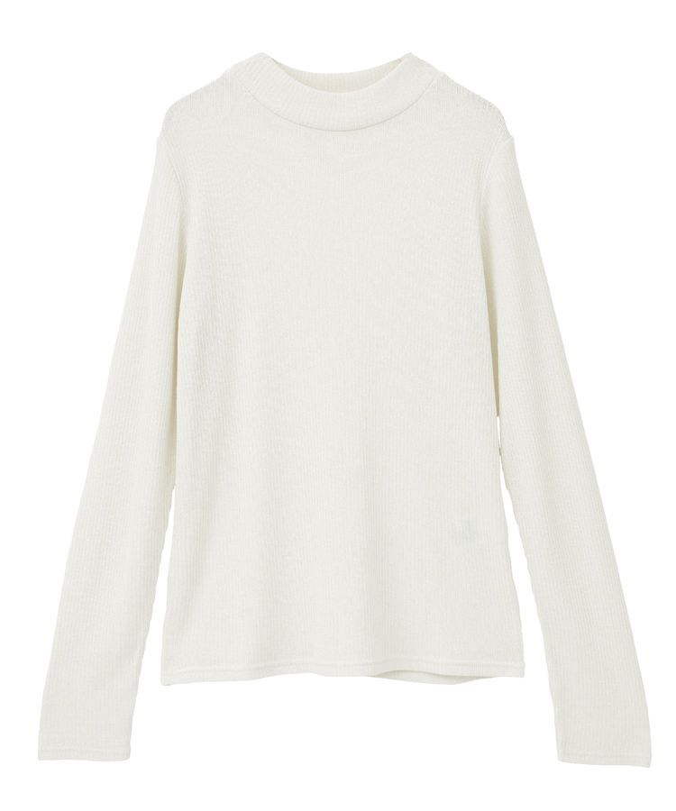 Green Parks「in ラメリブハイネックプルオーバー」|Tシャツ・カットソー|