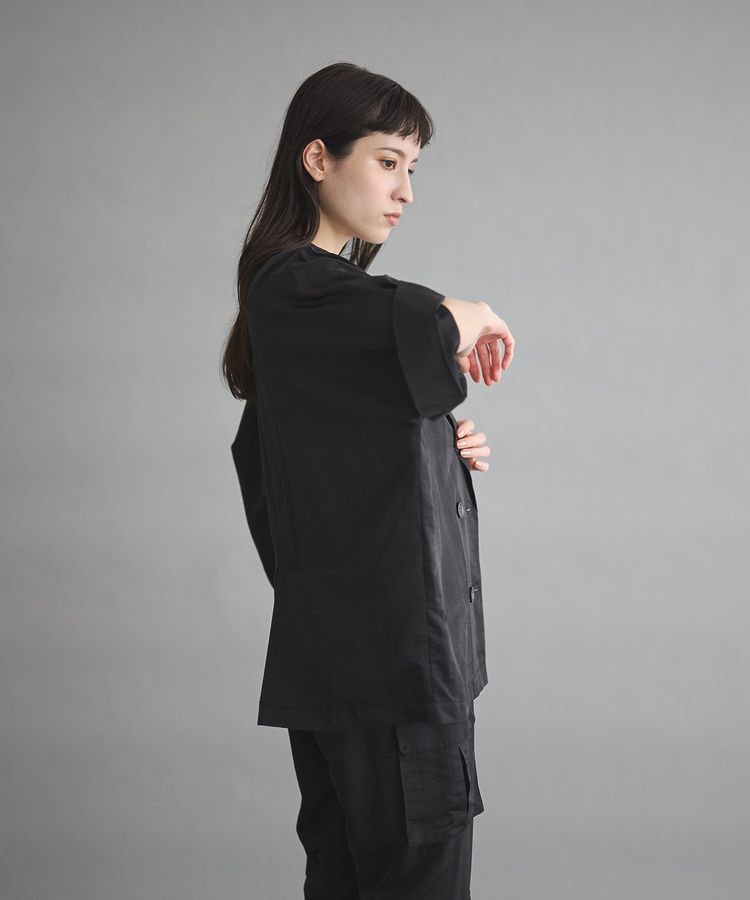 GARAGE OF GOOD CLOTHING「キュプラ混半袖ジャケット」|テーラードジャケット|