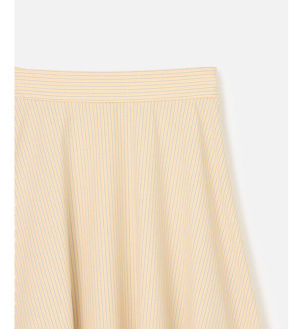 allureville「【セットアップ対応可能】ストライプアシメギャザースカート」|スカート|