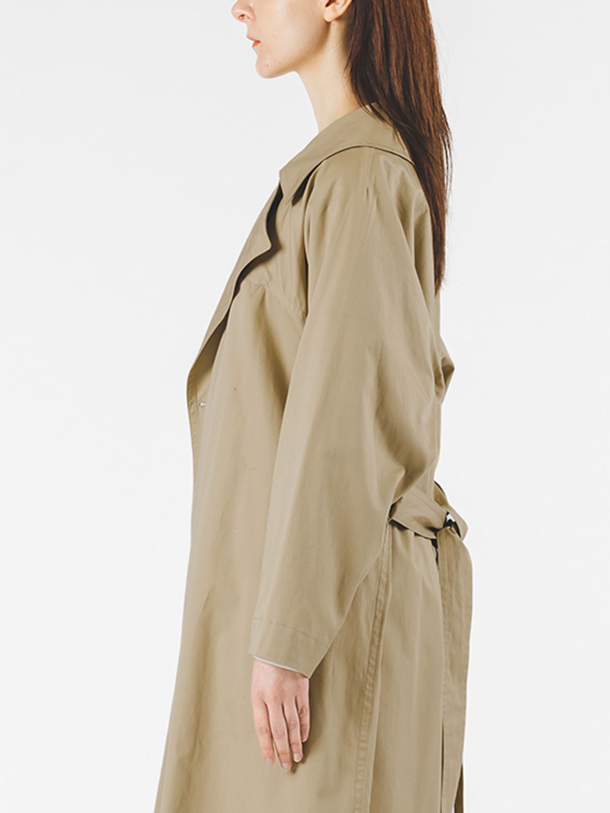 mizuiro ind「mizuiro ind ドルマンスリーブトレンチコート」|トレンチコート|