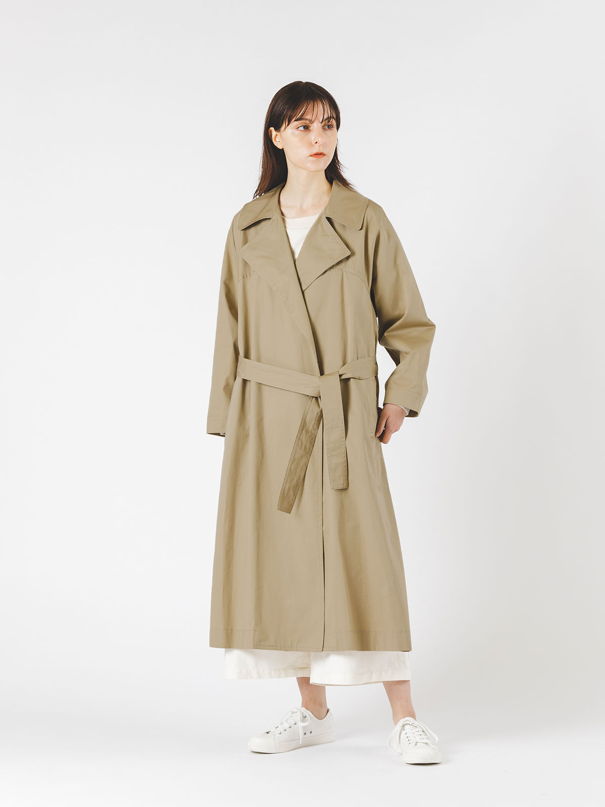 mizuiro ind「mizuiro ind ドルマンスリーブトレンチコート」|トレンチコート|