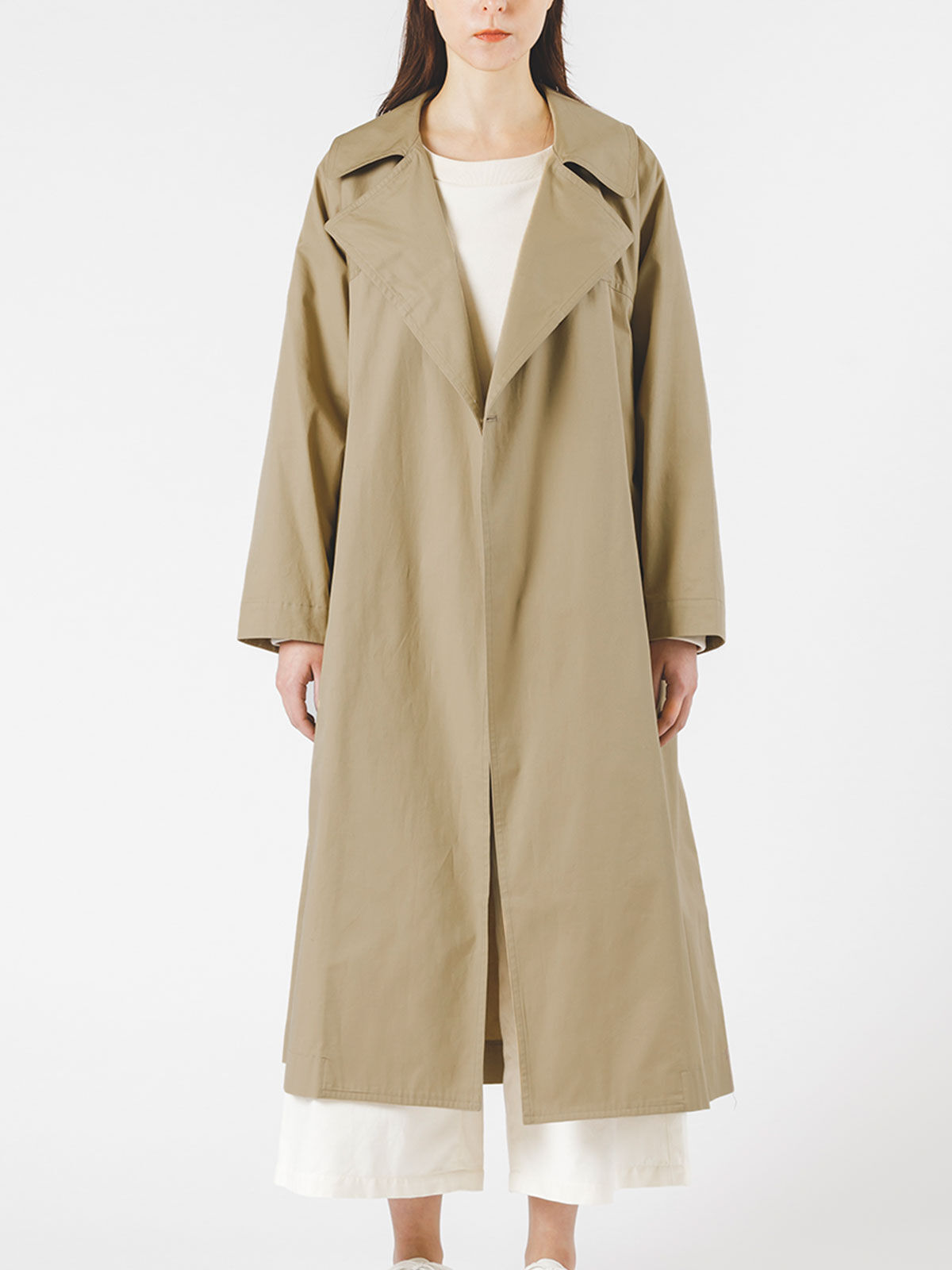 mizuiro ind「mizuiro ind ドルマンスリーブトレンチコート」|トレンチコート|