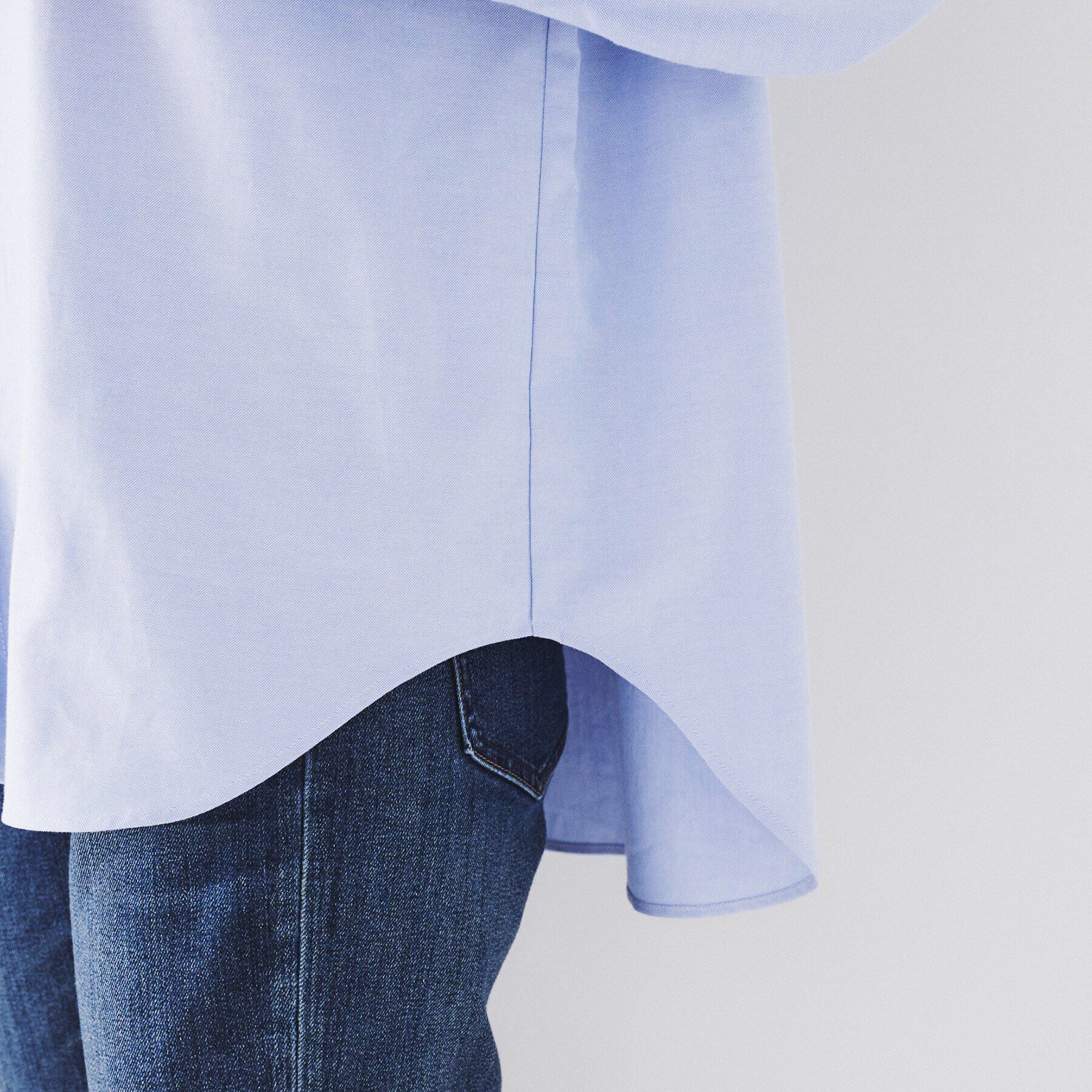 UNTITLED「【日本製/洗える/トラッド】コットン ボタンダウンブラウス」|シャツ・ブラウス|