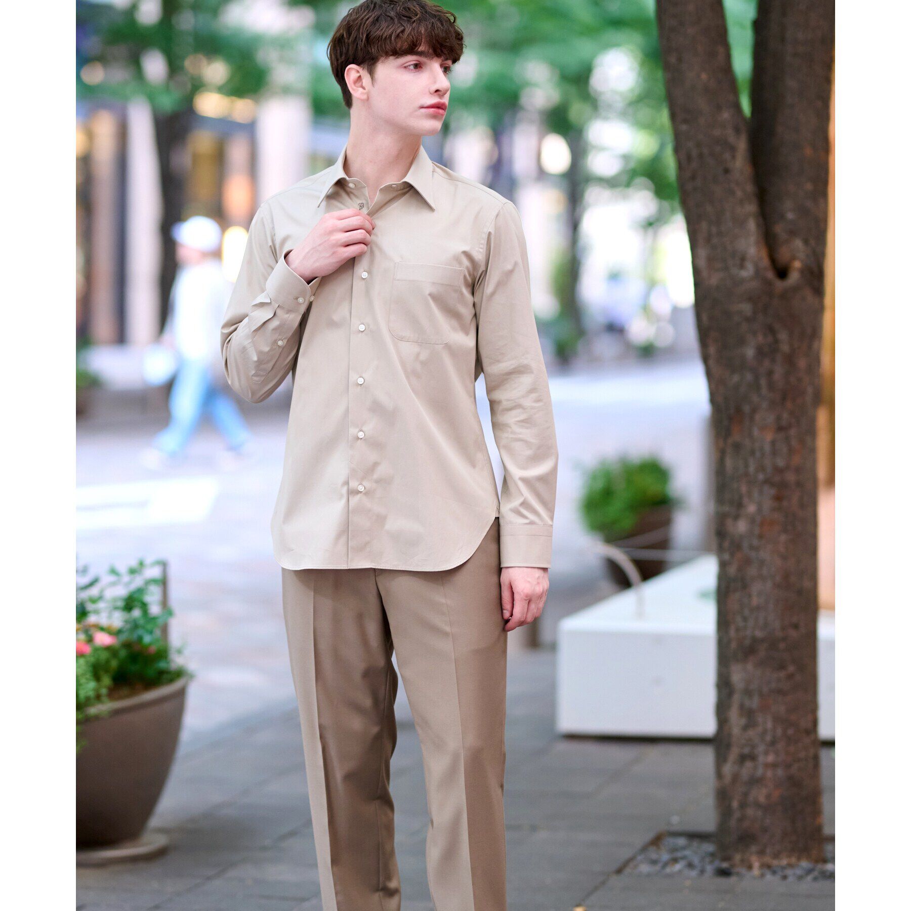 DRESSTERIOR「レギュラーカラードレスシャツ」|シャツ・ブラウス|