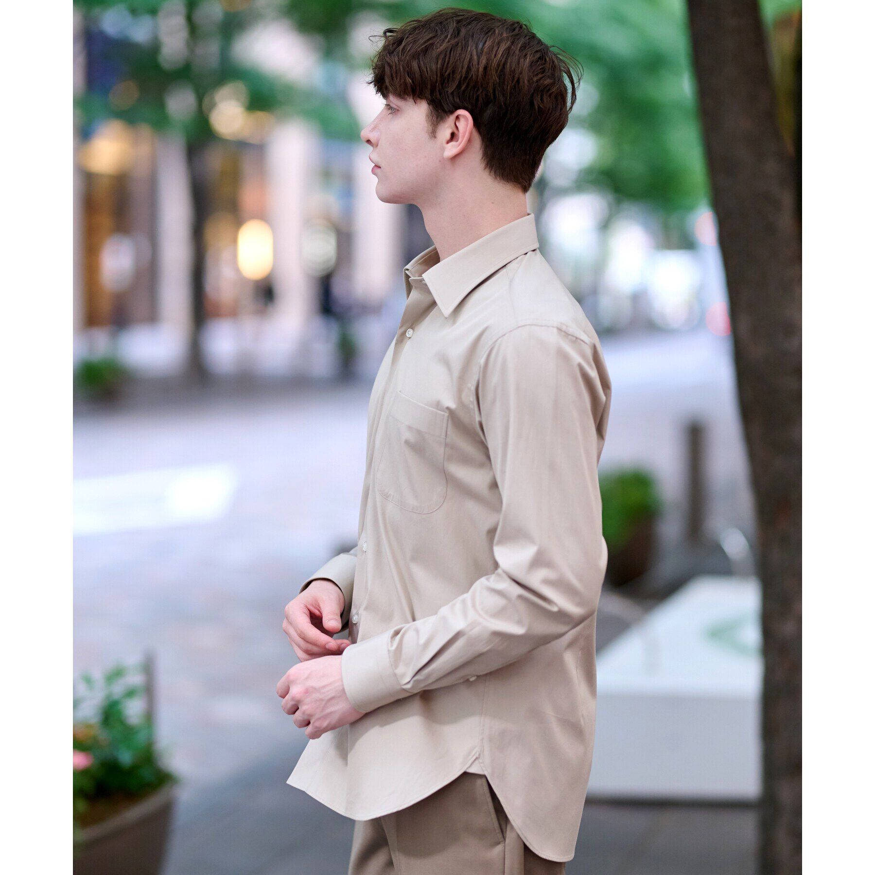 DRESSTERIOR「レギュラーカラードレスシャツ」|シャツ・ブラウス|