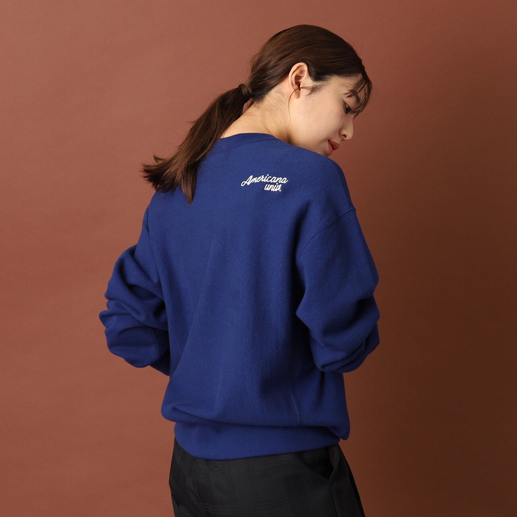 DRESSTERIOR「Americana（アメリカーナ）カレッジロゴスウェット」|パーカー|