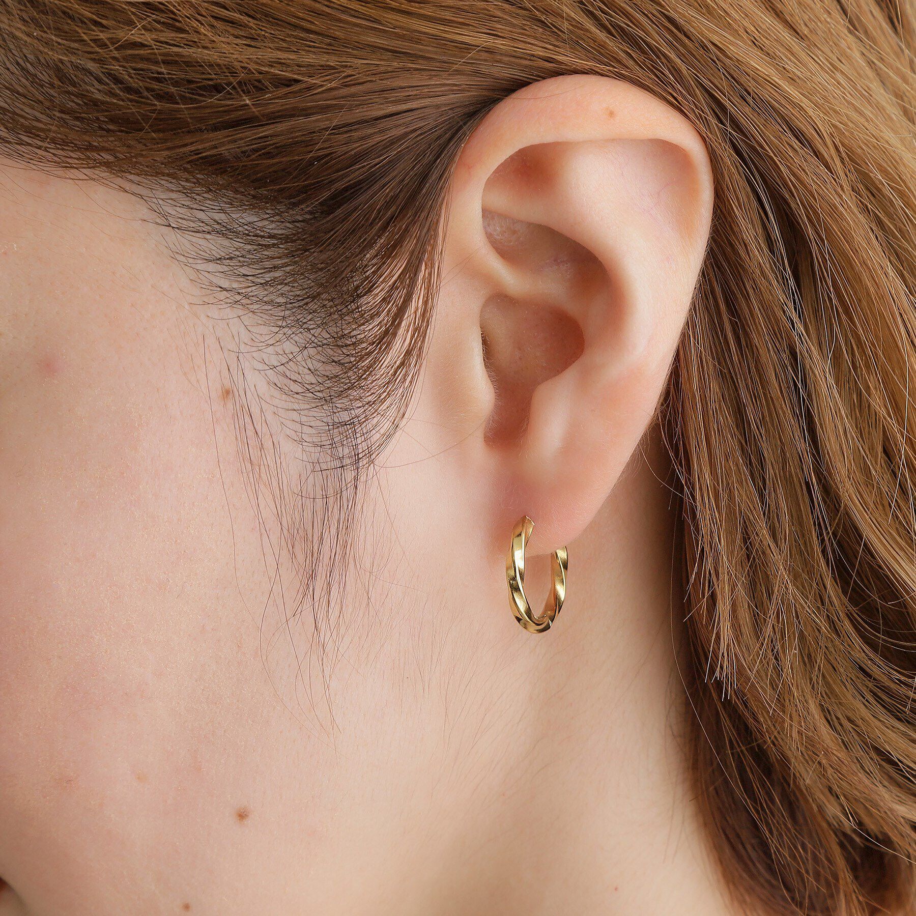 grove「【ステンレス】ニュアンスフープピアス」|ピアス|