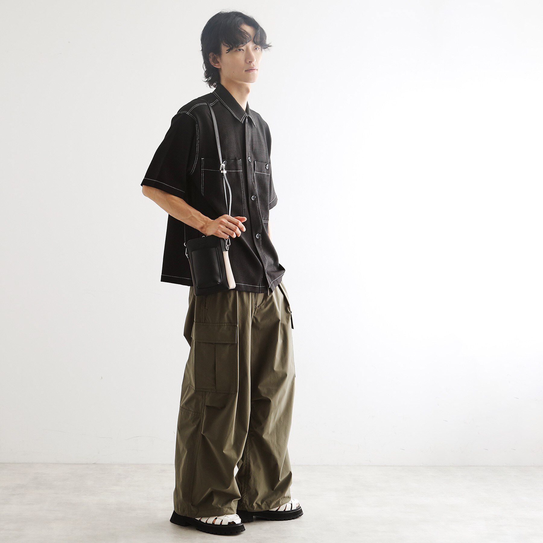 tk.TAKEO KIKUCHI「ポケットミニショルダー」|ショルダー・メッセンジャー|