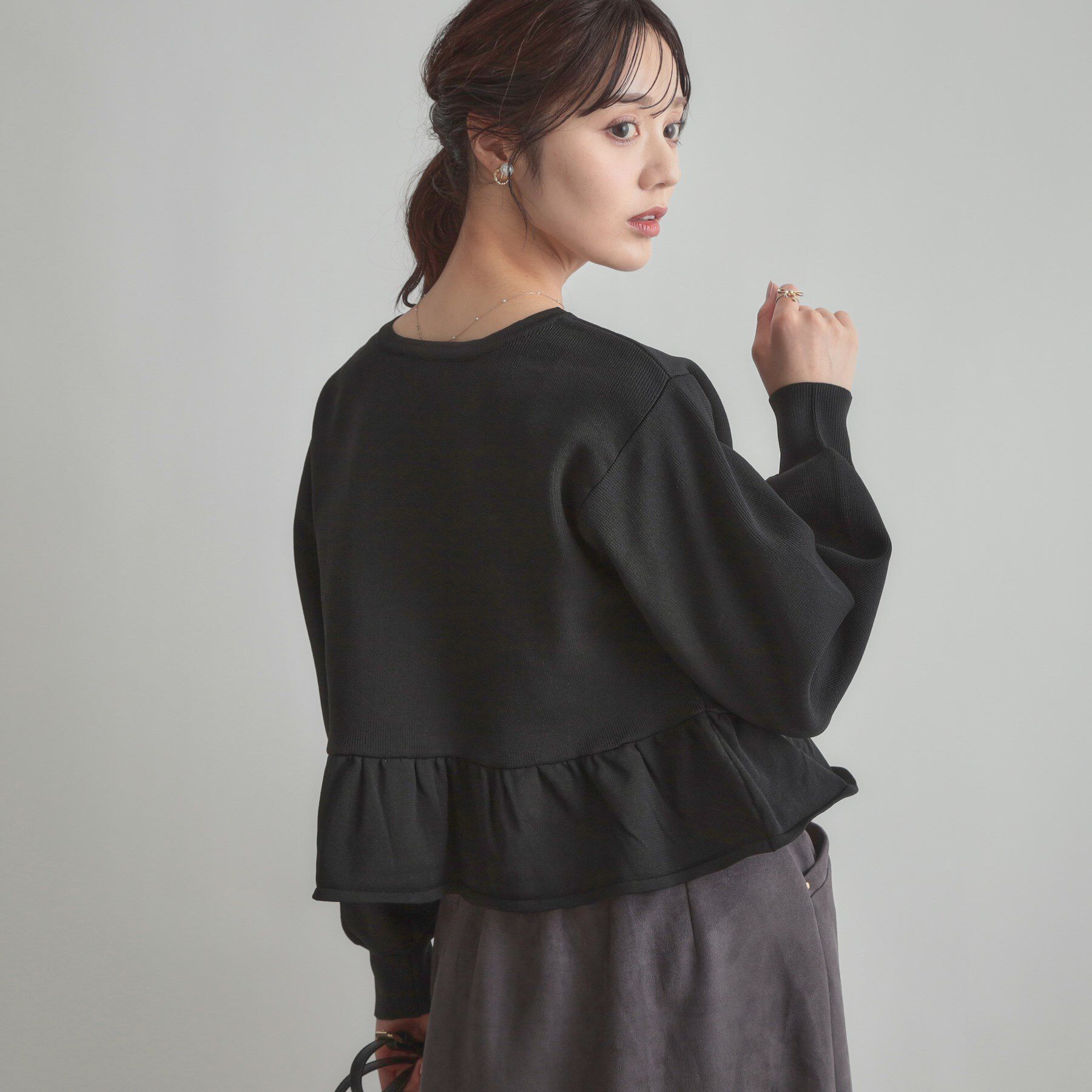 Couture broach「2WAYペプラムカーディガン」|カーディガン|