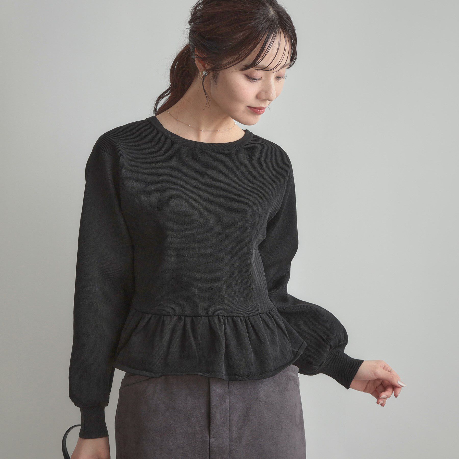 Couture broach「2WAYペプラムカーディガン」|カーディガン|