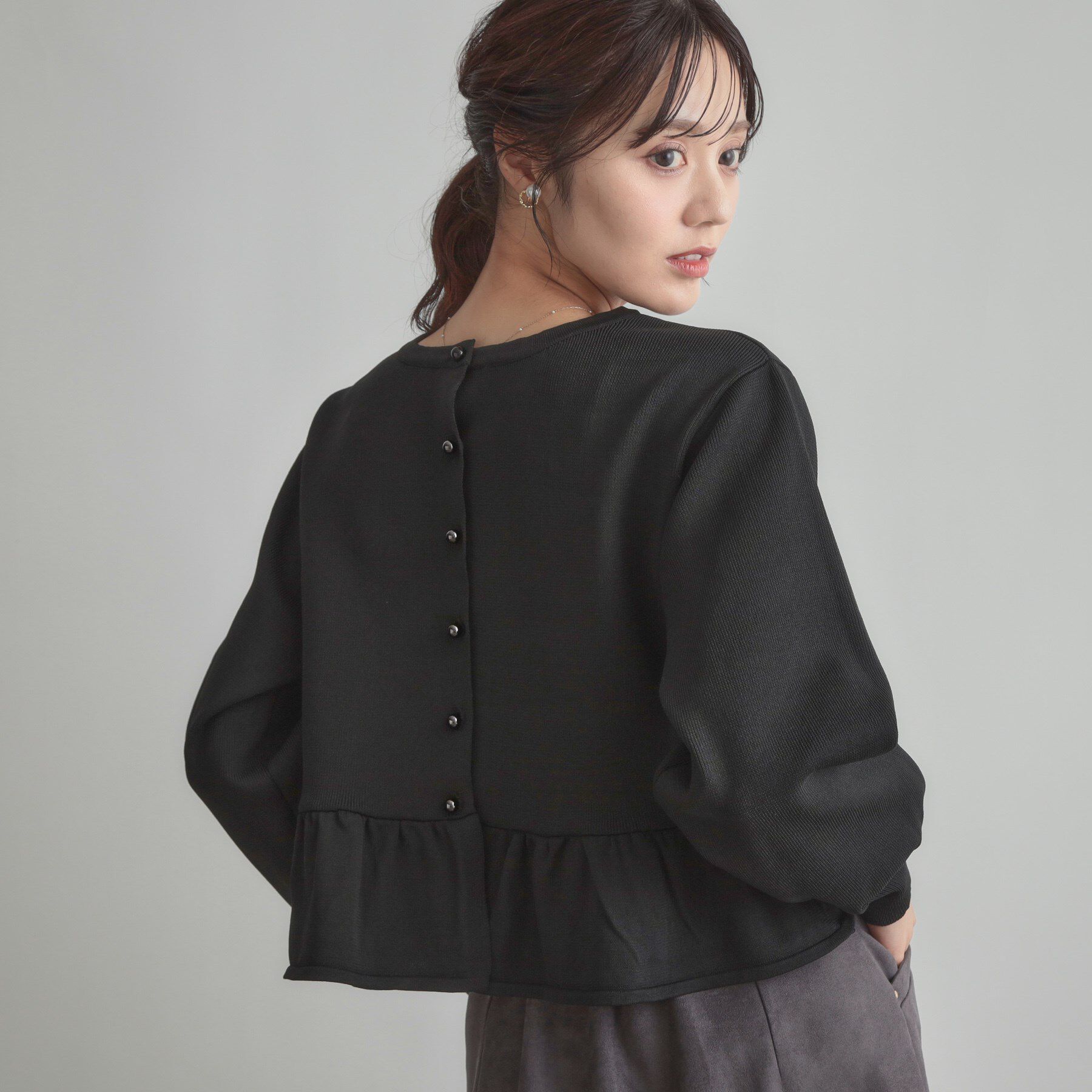 Couture broach「2WAYペプラムカーディガン」|カーディガン|