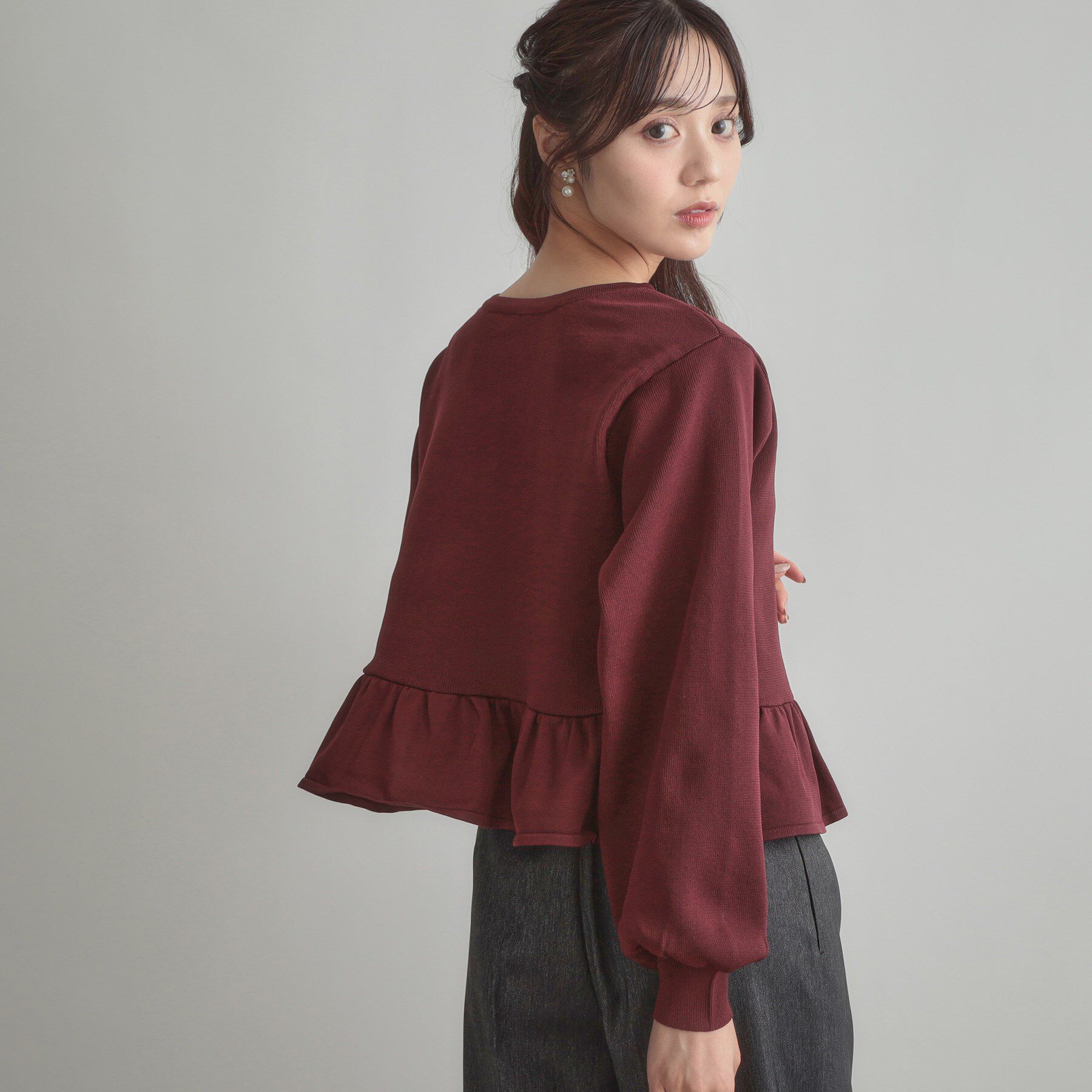 Couture broach「2WAYペプラムカーディガン」|カーディガン|