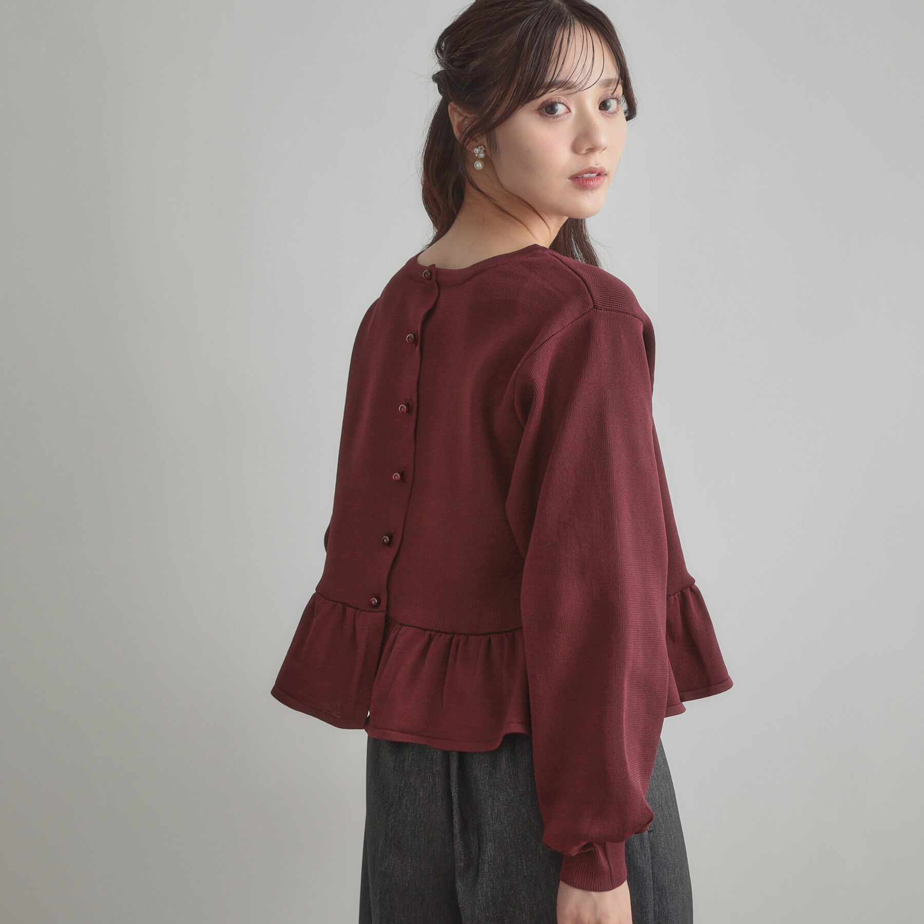 Couture broach「2WAYペプラムカーディガン」|カーディガン|