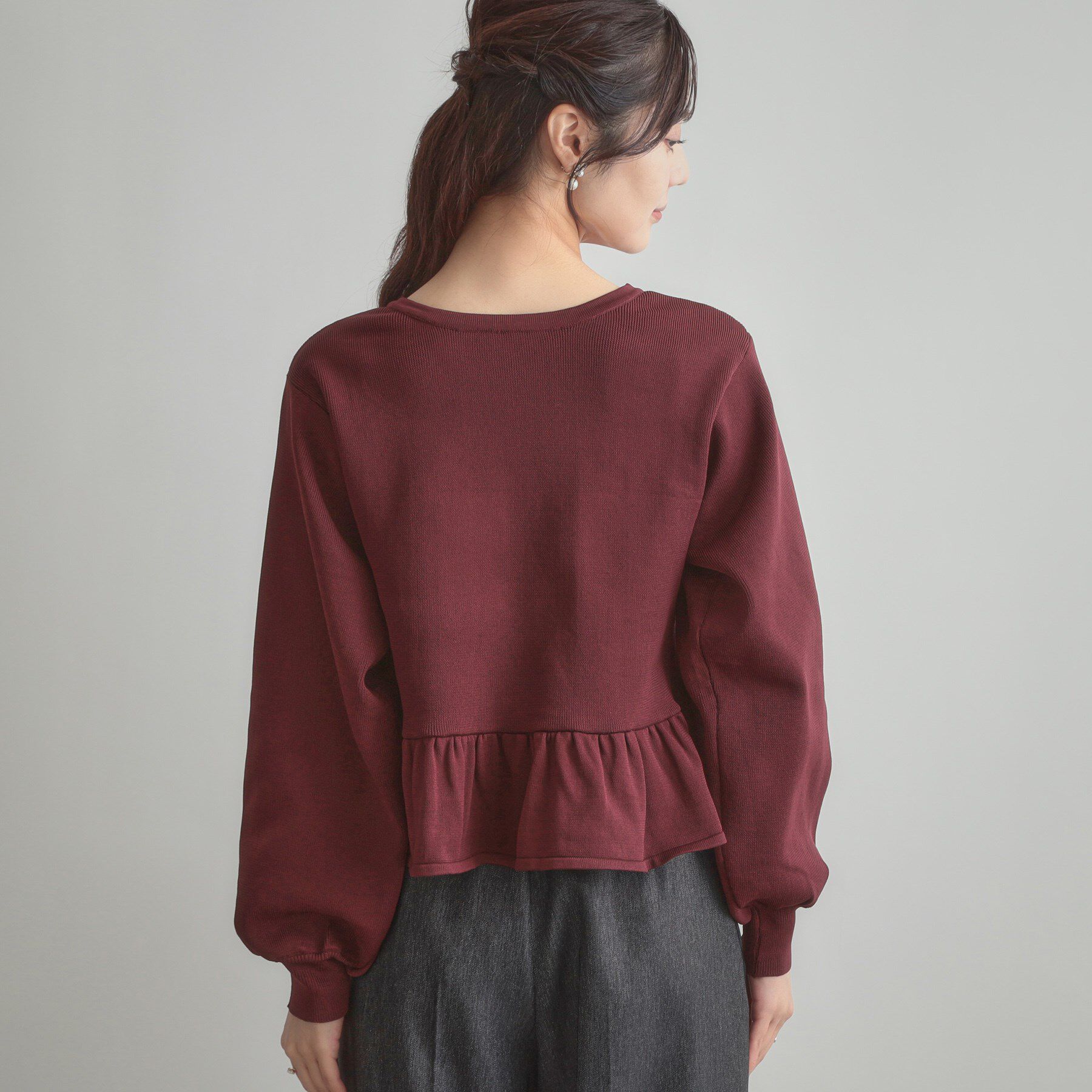 Couture broach「2WAYペプラムカーディガン」|カーディガン|