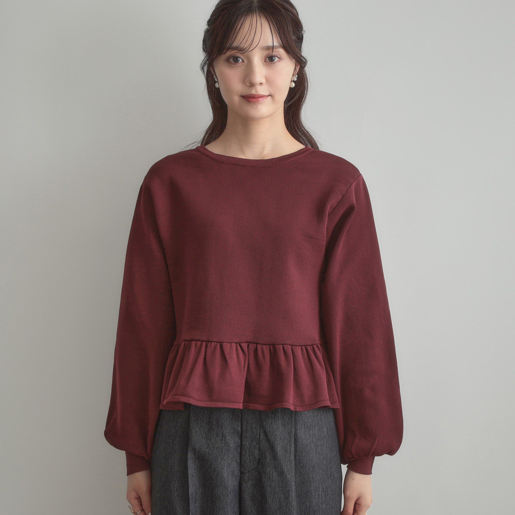 Couture broach「2WAYペプラムカーディガン」|カーディガン|