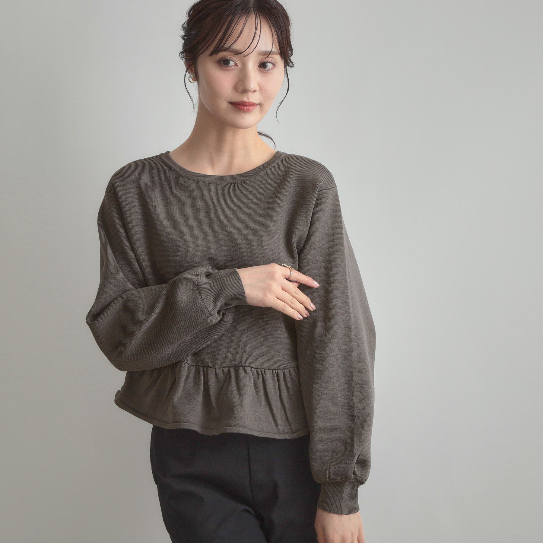 Couture broach「2WAYペプラムカーディガン」|カーディガン|