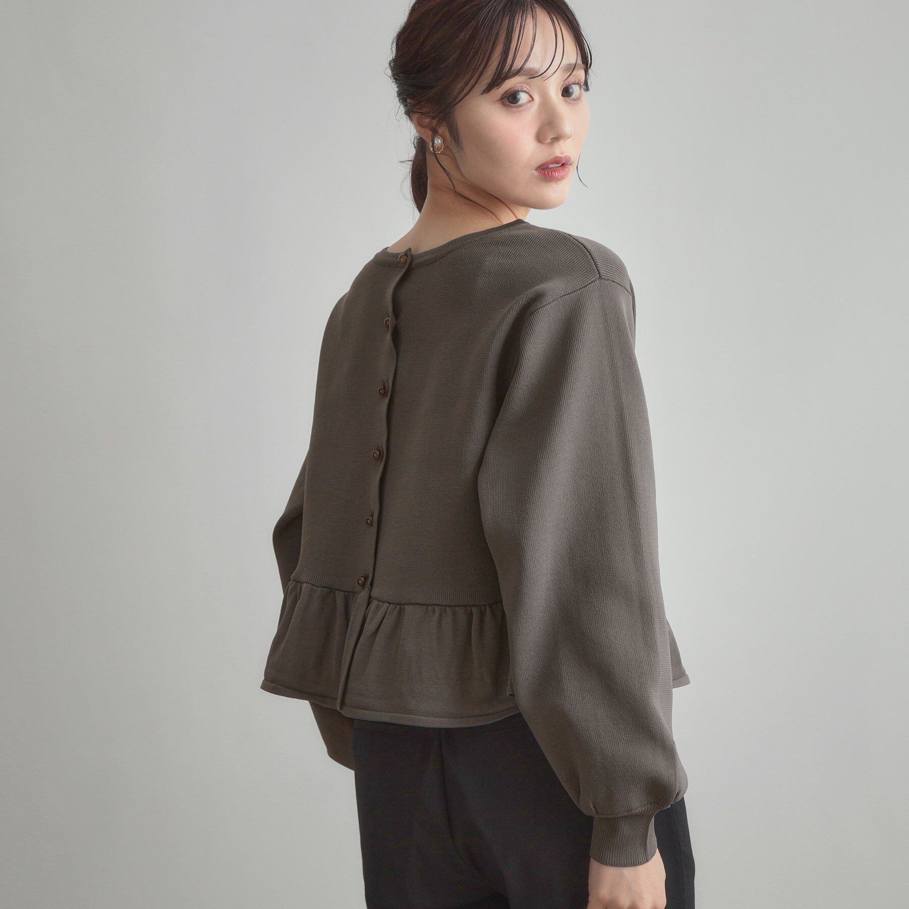 Couture broach「2WAYペプラムカーディガン」|カーディガン|