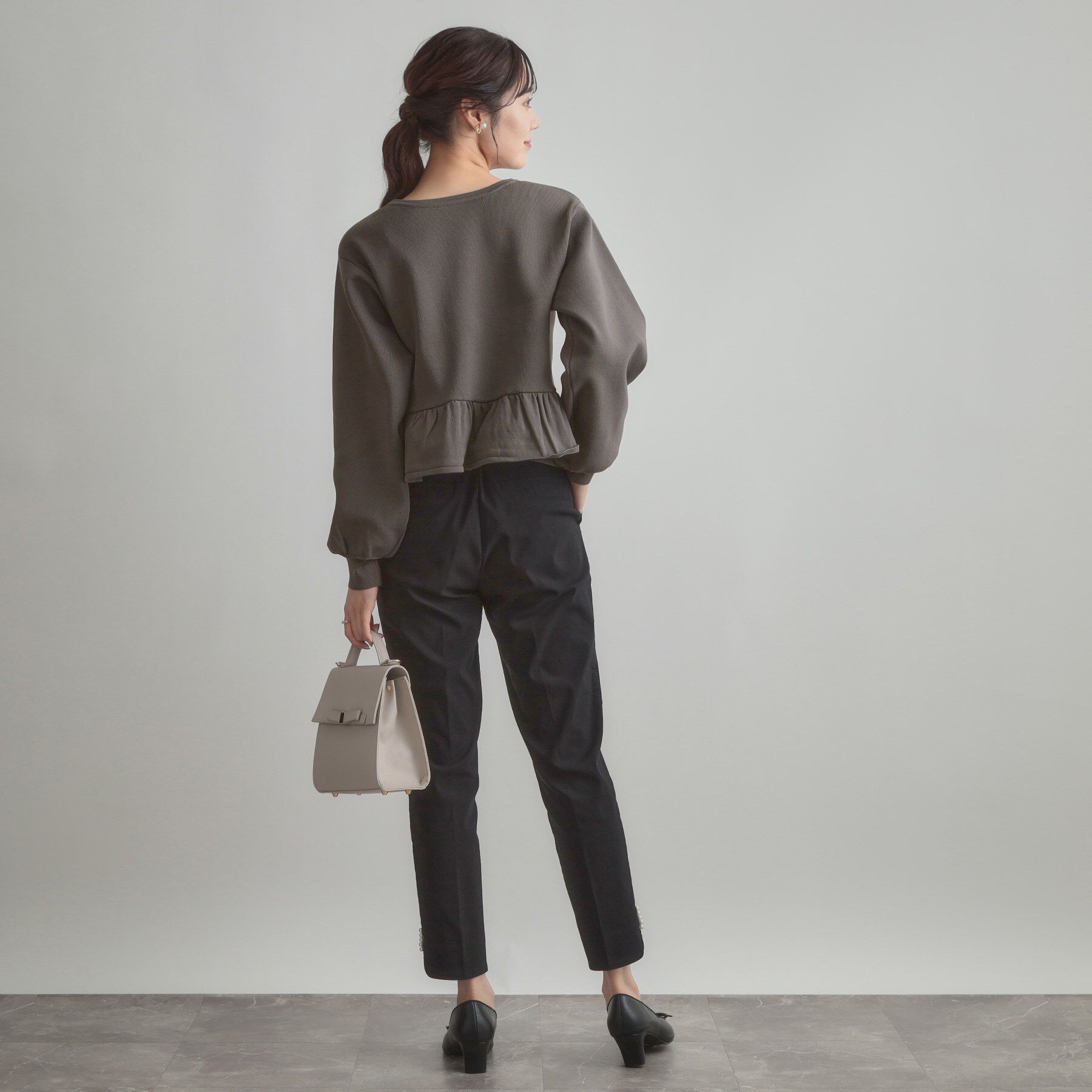 Couture broach「2WAYペプラムカーディガン」|カーディガン|